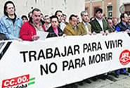 Sindicatos Españoles: CC.OO, UGT y CGT